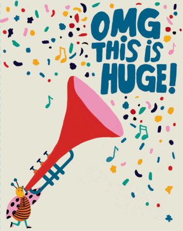 Love Muchly Greeting Cards: Congratulations - OMG this is huge! (Pack of 6) Merchandise by Compendium