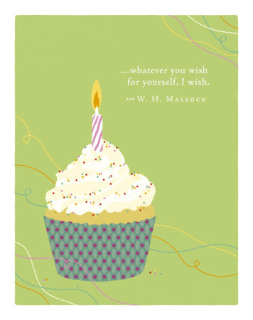 Positively Green Greeting Cards: Birthday - Whatever you wish for yourself, I (Pack of 6) Merchandise by Compendium