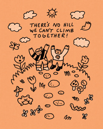 Humor Us Greeting Cards: Friendship - There's no hill we can't climb (Pack of 6) Merchandise by Compendium