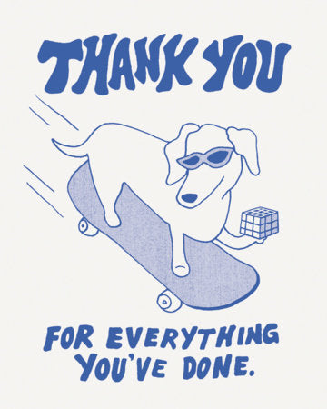 Humor Us Greeting Cards: Thank You - Thank you for everything you (Pack of 6) Merchandise by Compendium