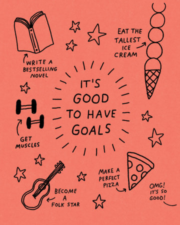 Humor Us Greeting Cards: Encouragement - It's good to have goals. (Pack of 6) Merchandise by Compendium