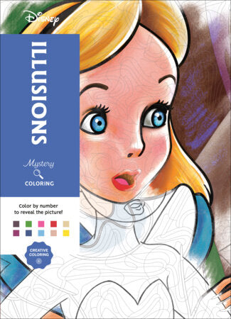 Disney Mystery Coloring: Illusions Paperback by Disney; Illustrated by Jérémy Mariez