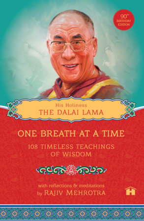 One Breath at a Time Paperback by His Holiness the Dalai Lama with Rajiv Mehrotra