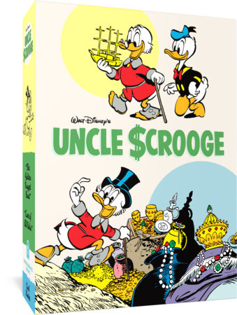 Walt Disney's Uncle Scrooge Gift Box Set The Golden Nugget Boat & Cave of Ali Baba Hardcover by Carl Barks