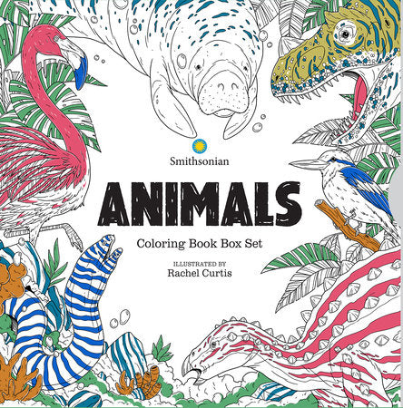 Animals: A Smithsonian Coloring Book Box Set Boxed Set by Smithsonian Institution; Rachel Curtis