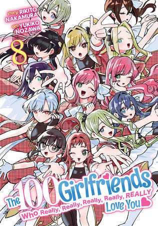 The 100 Girlfriends Who Really, Really, Really, Really, Really Love You Vol. 8 Paperback by Rikito Nakamura; Illustrated by Yukiko Nozawa
