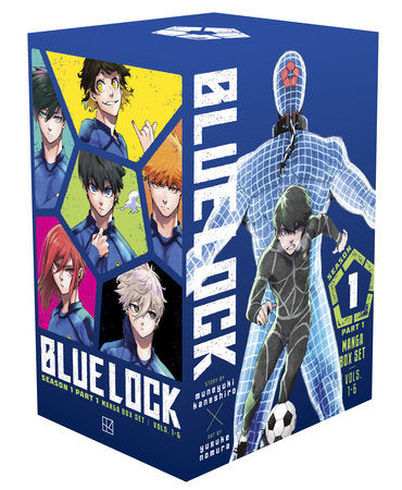 Blue Lock Season 1 Part 1 Manga Box Set Boxed Set by Story by Muneyuki Kaneshiro; Art by Yusuke Nomura