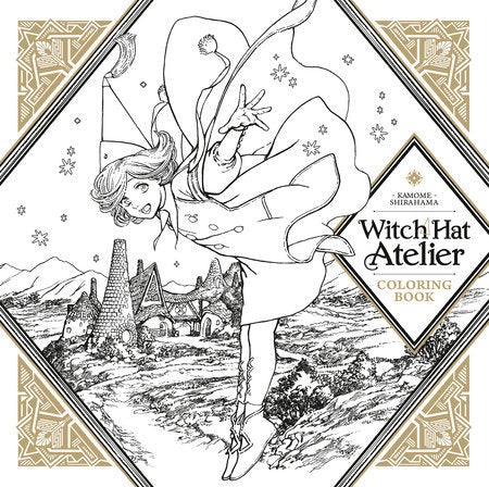 Witch Hat Atelier Coloring Book Paperback by Kamome Shirahama