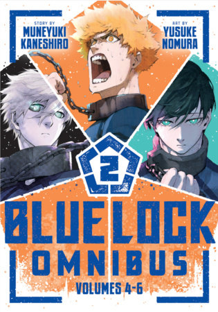Blue Lock Omnibus 2 (Vol. 4-6) Paperback by Story by Muneyuki Kaneshiro; Art by Yusuke Nomura