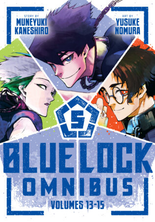 Blue Lock Omnibus 5 (Vol. 13-15) Paperback by Story by Muneyuki Kaneshiro; Art by Yusuke Nomura