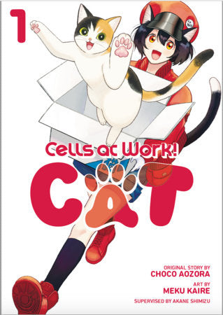 Cells at Work! Cat 1 Paperback by Manga by Meku Kaire; Story by Choco Aozora; Based on Cells at Work! by Akane Shimizu
