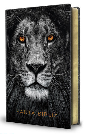 Biblia RVR 1960 letra grande tamaño manual, símil piel León de Juda / Spanish Bible RVR 1960 Handy Size Large Print imitation leather Lion of Judah Paperback by Reina Valera Revisada 1960