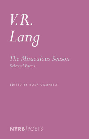 The Miraculous Season Paperback by V. R. Lang