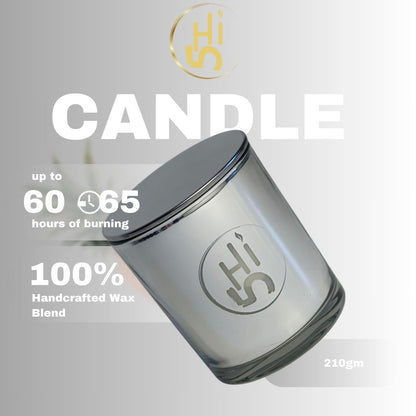 Hi5 Scented Candle, Luxurious Soy Wax, 2 Wicks, 60-65 Hours Burn Time,10oz (210g)