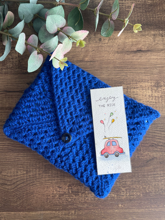 Handmade Crochet Booksleeve / Kindle or Tab Sleeve