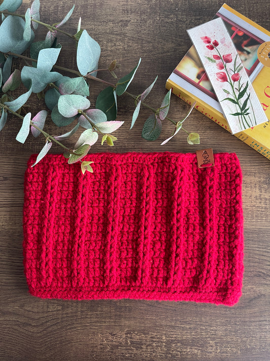 Handmade Crochet Booksleeve / Kindle or Tab Sleeve