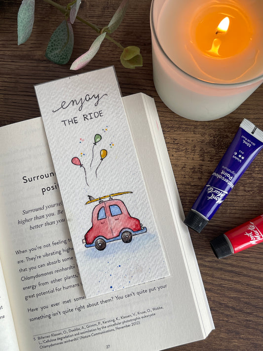 Handmade Watercolor Bookmark - 1