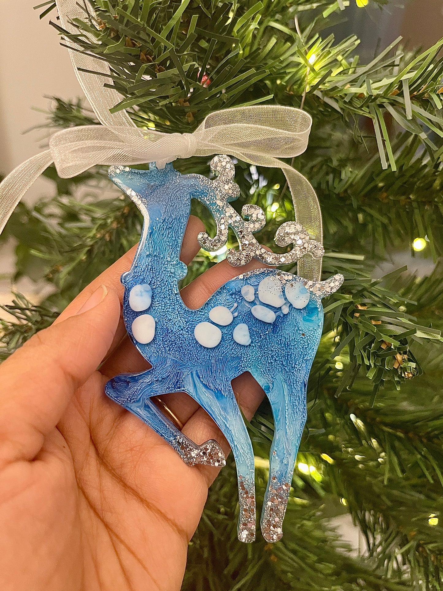 Handcrafted Resin Christmas Ornaments