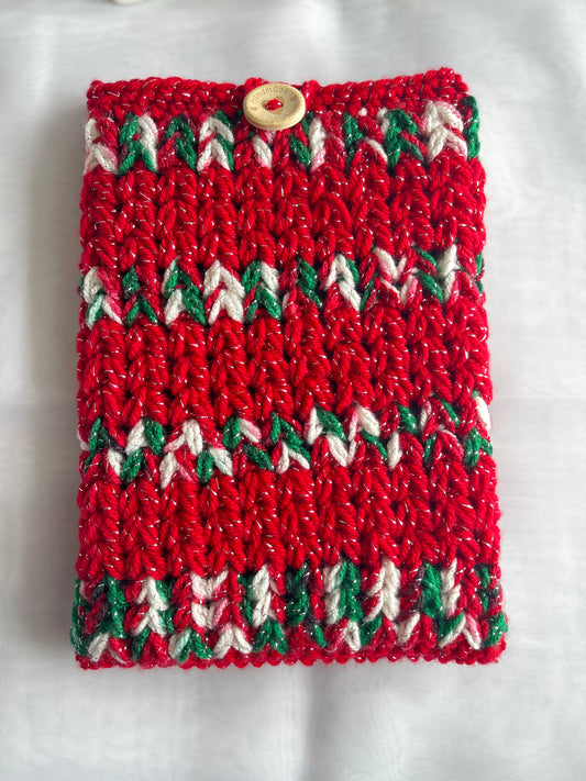 Handmade Crochet Booksleeve / Kindle or Tab Sleeve