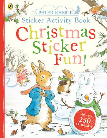 Peter Rabbit Christmas Fun Sticker Activity Book Paperback by Beatrix Potter