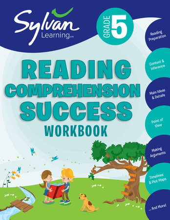 5th Grade Reading Comprehension Success Workbook Paperback by Sylvan Learning