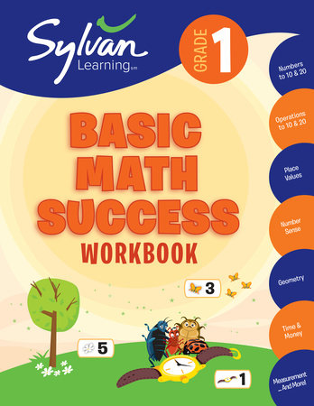 1st Grade Basic Math Success Workbook Paperback by Sylvan Learning