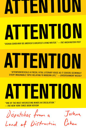 ATTENTION Paperback by Joshua Cohen