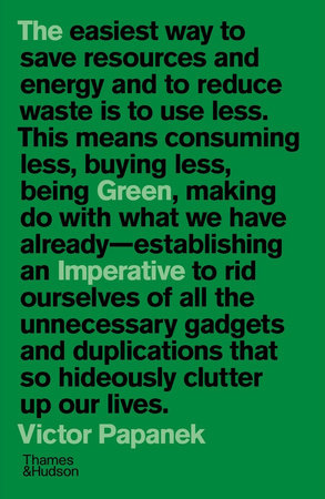 The Green Imperative Paperback by Victor Papanek