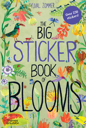 The Big Sticker Book of Blooms Paperback by Yuval Zommer