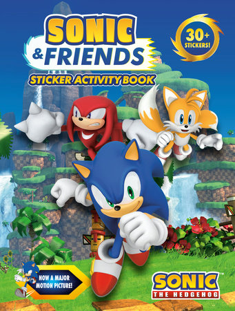 Sonic & Friends Sticker Activity Book Paperback by Penguin Young Readers Licenses