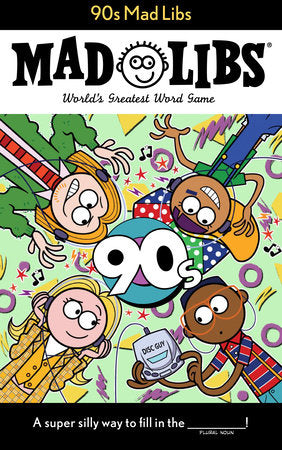 90s Mad Libs Paperback by Max Bisantz
