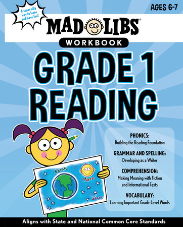 Mad Libs Workbook: Grade 1 Reading Paperback by Wiley Blevins
