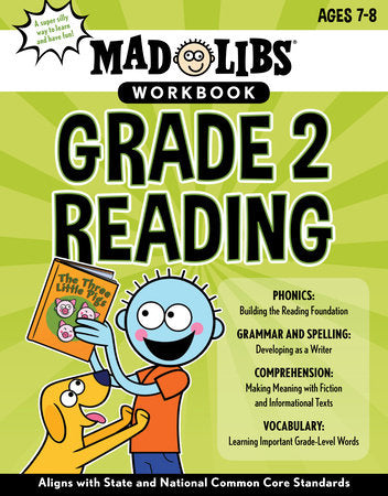 Mad Libs Workbook: Grade 2 Reading Paperback by Wiley Blevins
