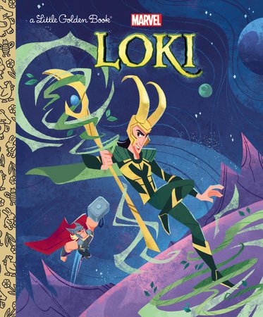 Loki Little Golden Book (Marvel) Hardcover by Arie Kaplan; illustrated by Hollie Mengert