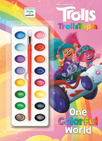 One Colorful World (DreamWorks Trolls) Paperback by Golden Books; illustrated by Golden Books