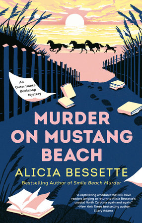 Murder on Mustang Beach Hardcover by Alicia Bessette