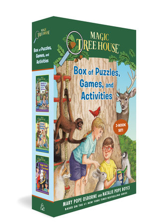 Magic Tree House Box of Puzzles, Games, and Activities (3 Book Set) Boxed Set by Mary Pope Osborne