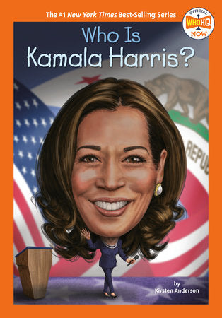 Who Is Kamala Harris? Paperback by Kirsten Anderson; Illustrated by Manuel Gutierrez