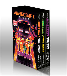 Minecraft Novels 3-Book Boxed: Minecraft: The Crash, The Lost Journals, The End Paperback by Tracey Baptiste