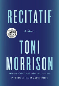 Recitatif Paperback by Toni Morrison