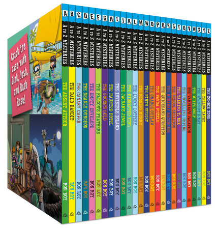 A to Z Mysteries Boxed Set: Every Mystery from A to Z! Boxed Set by Roy Ron; illustrated by John Steven Gurney