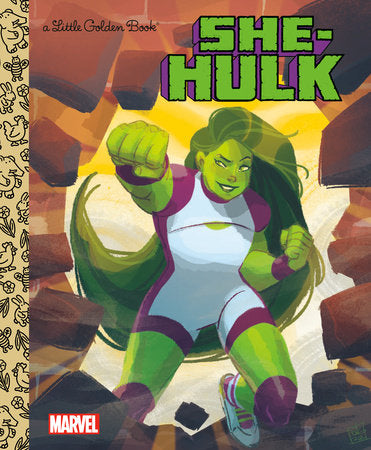 She-Hulk Little Golden Book (Marvel) Hardcover by Jeneanne DeBois; illustrated by Golden Books