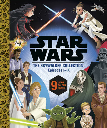 Star Wars Episodes I - IX: a Little Golden Book Collection (Star Wars) Hardcover by Golden Books; illustrated by Golden Books