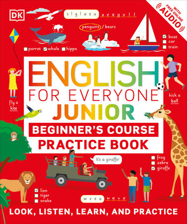 English for Everyone Junior Beginner's Course Practice Book Paperback by DK