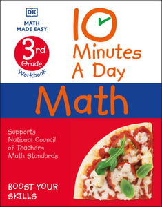 10 Minutes a Day Math, 3rd Grade Paperback by DK