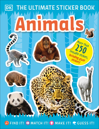 The Ultimate Sticker Book Animals Paperback by DK