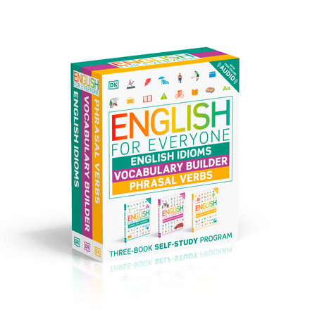 English for Everyone English Idioms, Vocabulary Builder, Phrasal Verbs 3 Book Box Set Boxed Set by DK
