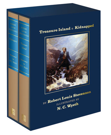 Treasure Island and Kidnapped Hardcover by Robert Louis Stevenson and N.C. Wyeth