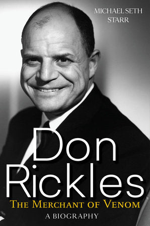 Don Rickles: Merchant of Venom Hardcover by Michael Seth Starr