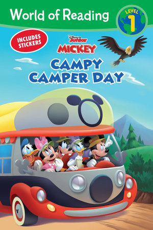 World of Reading:: Mickey Mouse Mixed-Up Adventures Campy Camper Day-Level 1 Reader Paperback by Disney Books